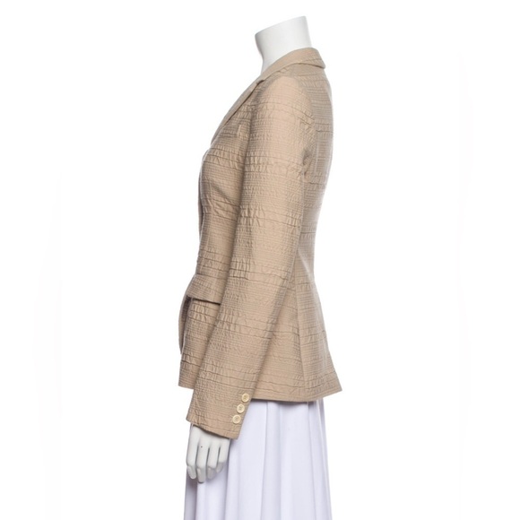 PRADA Beige Jacket Size 38 VGUC - Picture 8 of 9